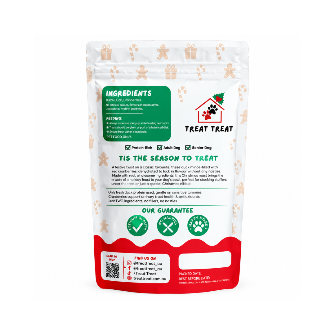 Treat Treat Duck & Cranberry Christmas Treats