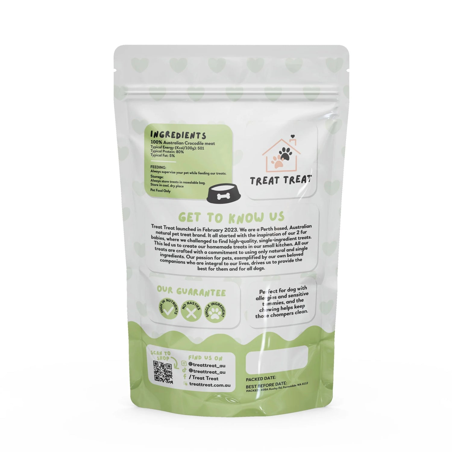 Crocodile Chips - Single Ingredient Dog Treats