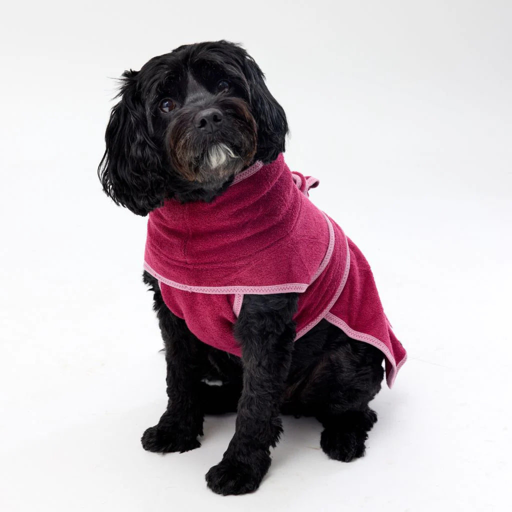Dog Towel Robe | Berry