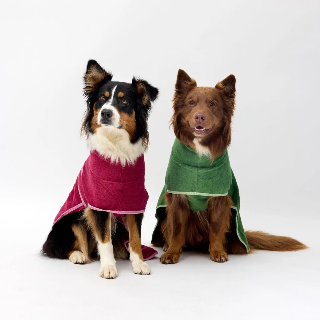 Dog Towel Robe | Berry