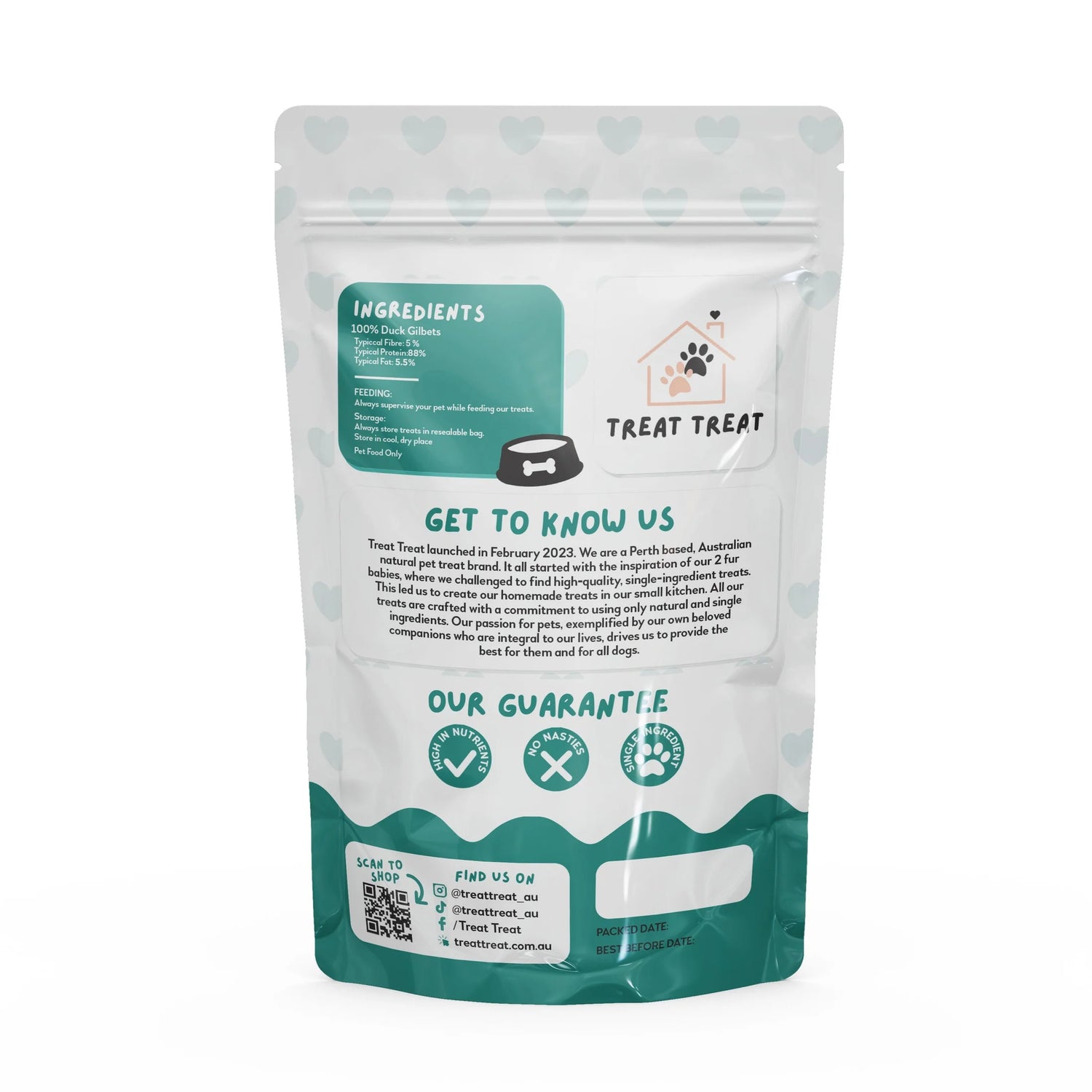 Duck Giblets - Single Ingredient Dog Treats