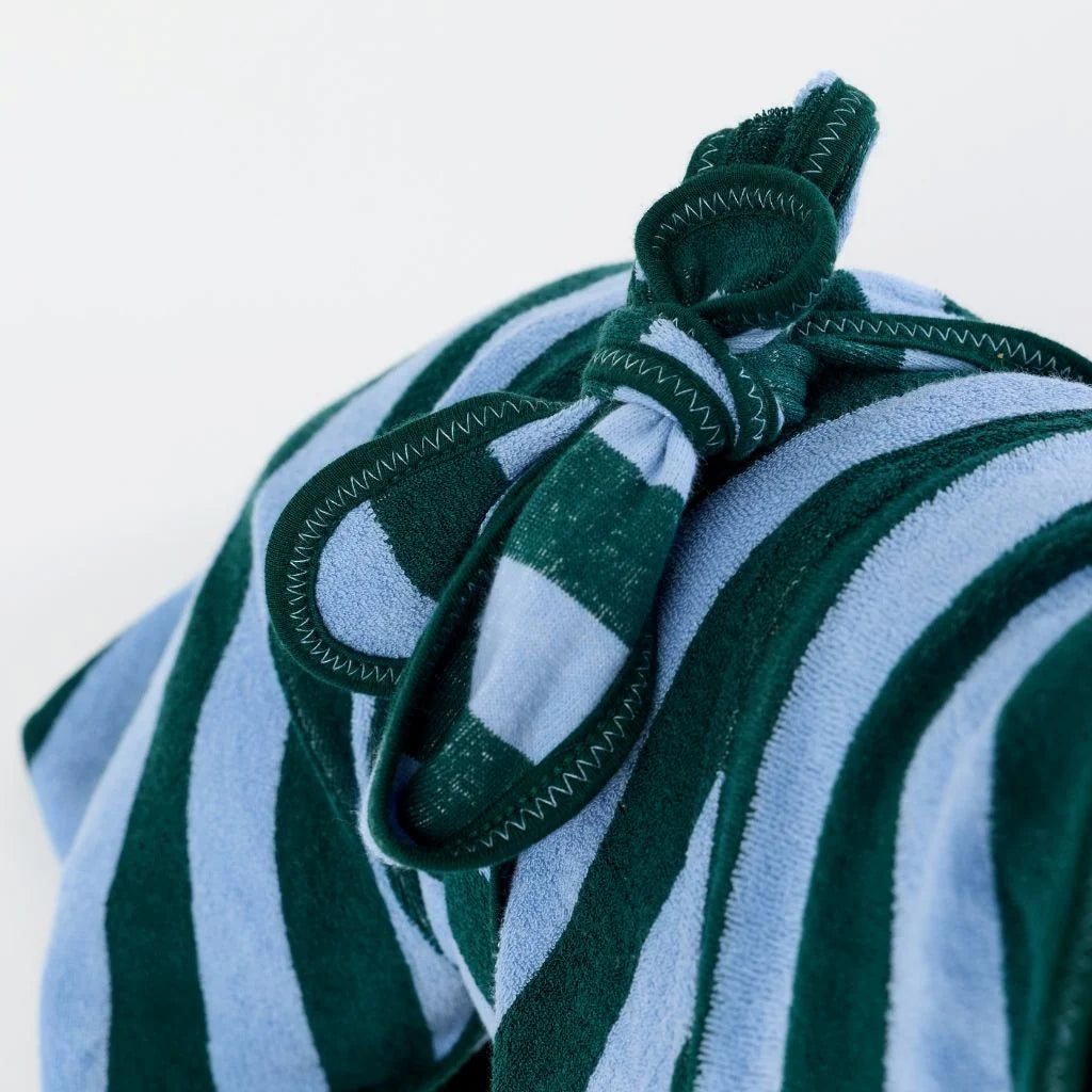 Snoot Style Towel Robe - Blue Stripe