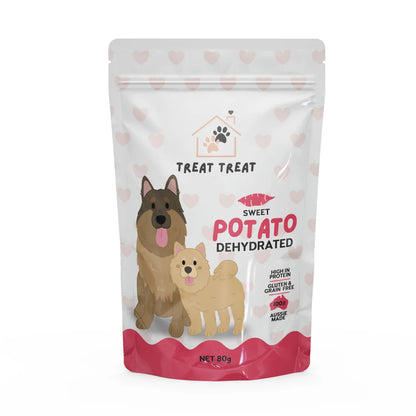 Sweet potato dog treats