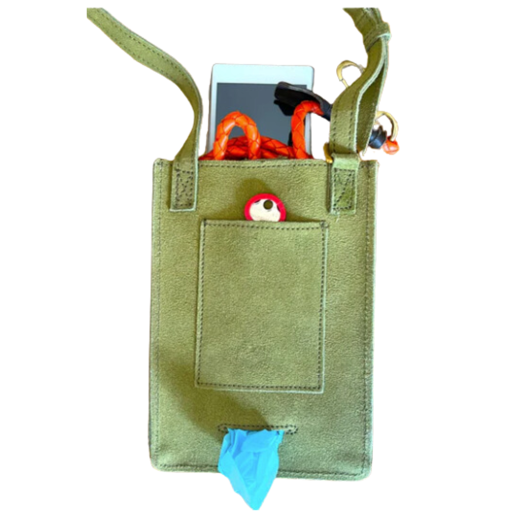 Dog Walking Bag - Grass Green