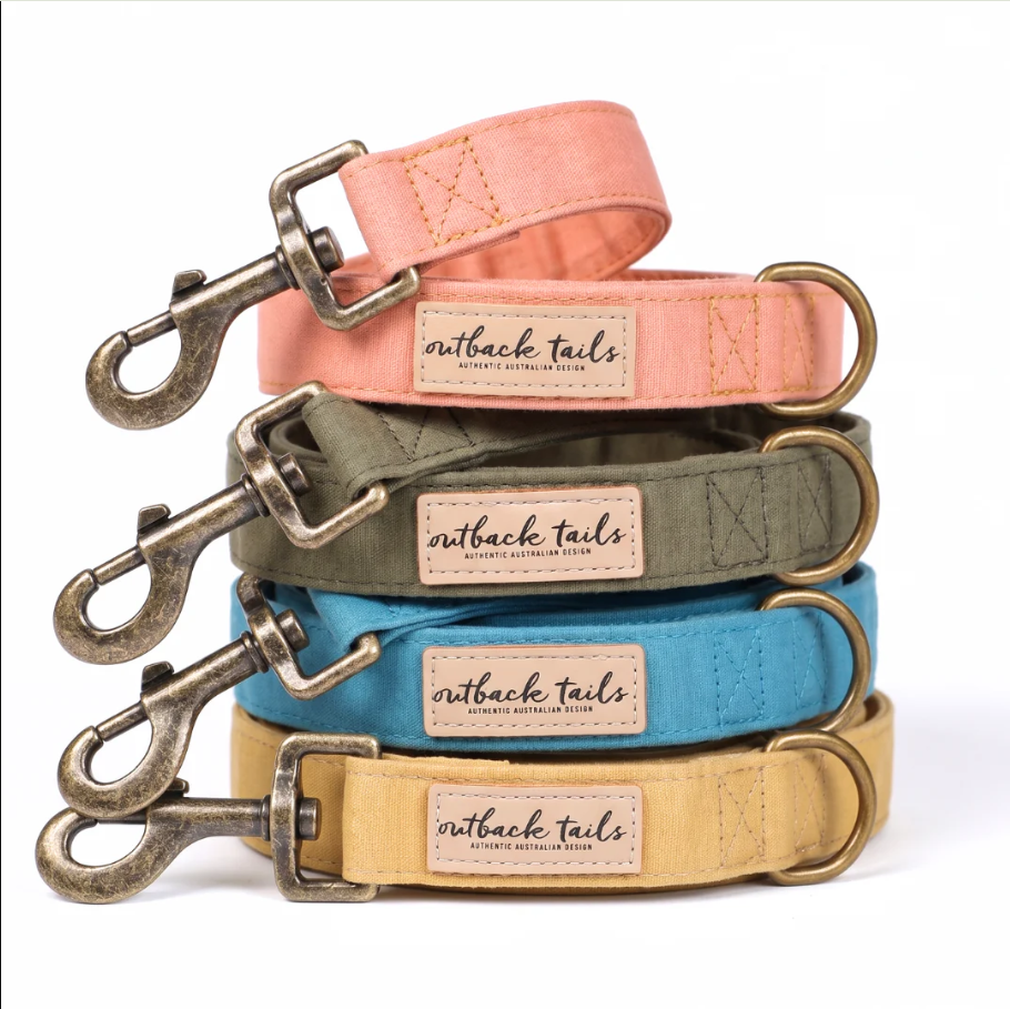 Outback Tails Waxed Canvas Dog Lead